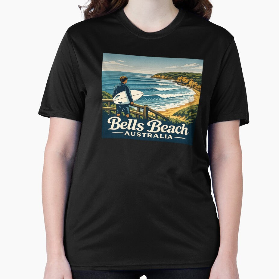 Bells Beach Australia Vintage by VintageImageInc Unisex , , , Long Sleeve Tee