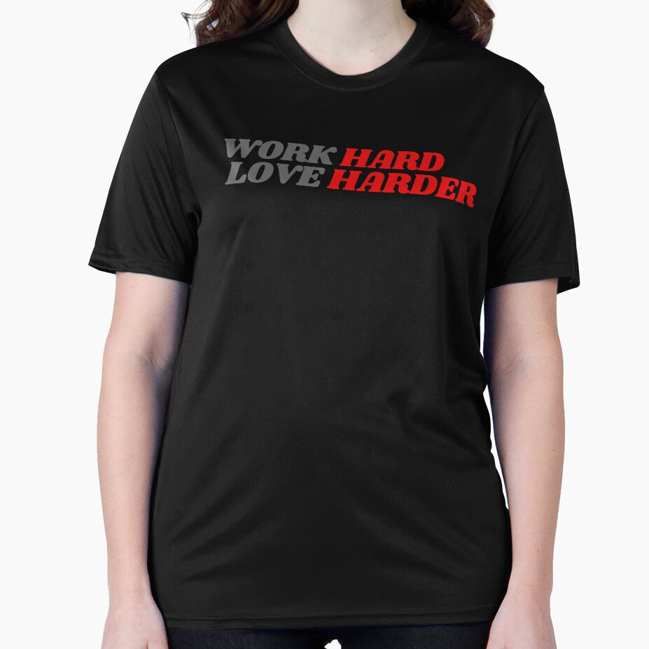 Work Hard Love Harder by minimalconcept Unisex , , , Long Sleeve Tee