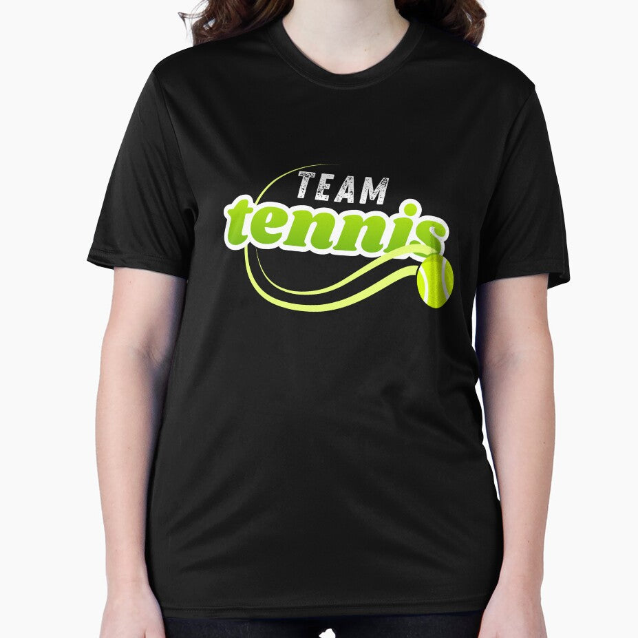 Team Tennis (for dark colours) by Creative Kelly