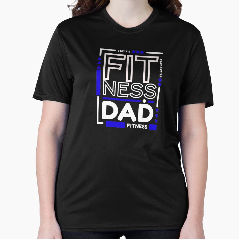 Fitness Dad | Fitmc by CoolArtByMboya Unisex , , , Long Sleeve Tee