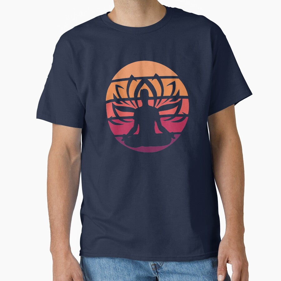 Yoga meditation - Yoga workout by Alice-Elgawi Unisex , , , Long Sleeve Tee