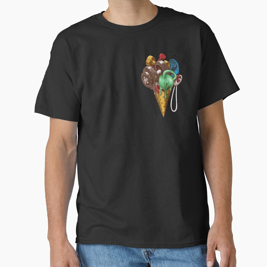 Ice cream - Fitness by CONRUOUSLY Unisex , , , Long Sleeve Tee