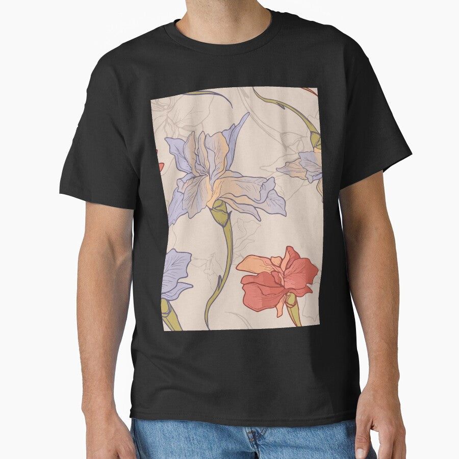Iris Flower by zaher97 Unisex , , , Long Sleeve Tee