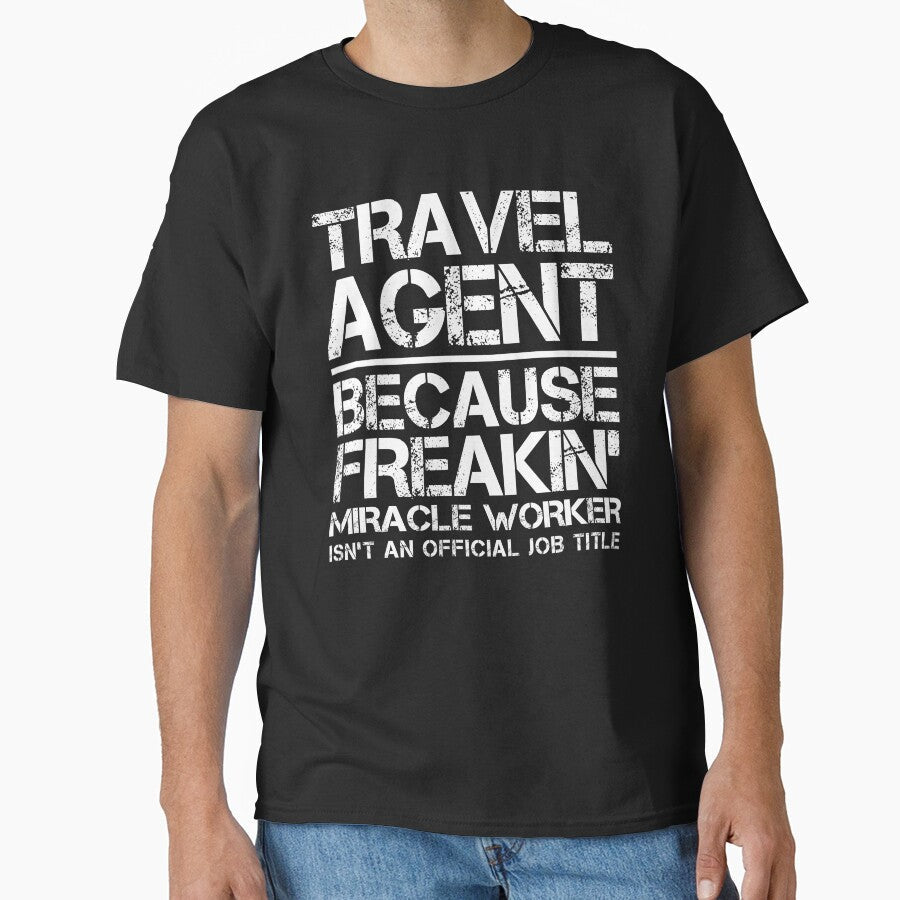 Travel Agent Miracle Worker by clickmostro Unisex , , , Long Sleeve Tee