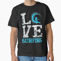 Love Surfing by GeniusDesignArt Unisex , , , Long Sleeve Tee