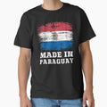 Made In Paraguay Vintage Distressed Rugged Flag by Dmetalx Art Apparel