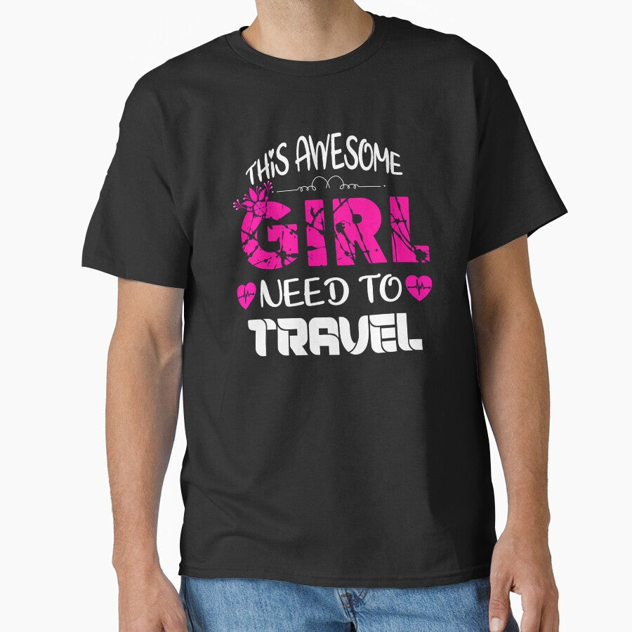 Girls Travel Gift by BestOfTravel Unisex , , , Long Sleeve Tee