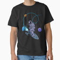surfing astronaut 3 by lovefate-art Unisex , , , Long Sleeve Tee