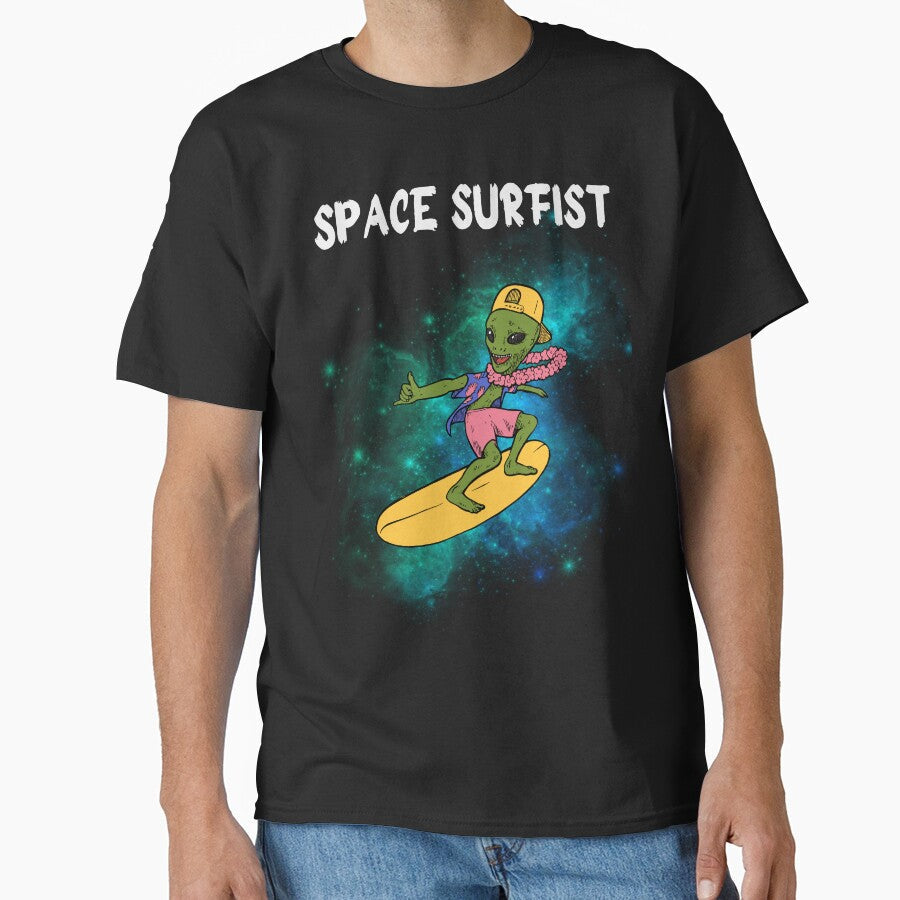 THE SPACE SURFIST by MJ96-PRO Unisex , , , Long Sleeve Tee