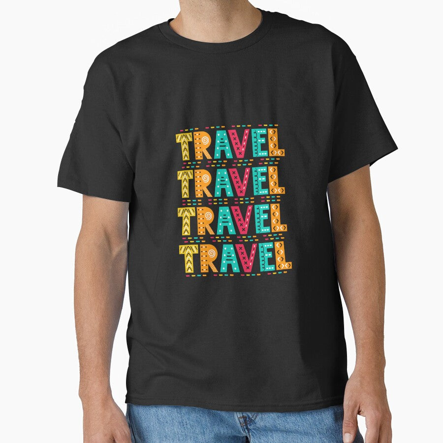 Travel by ‪Anas Talbi‬‏ Unisex , , , Long Sleeve Tee