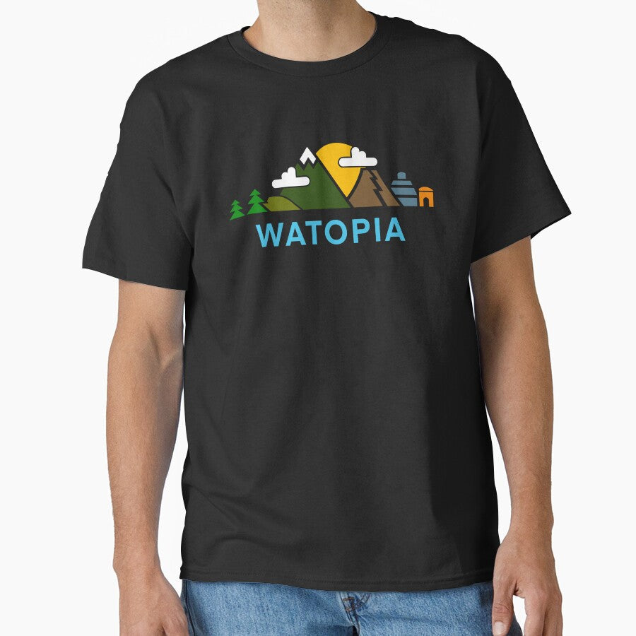 Zwift Watopia by TheosTshirts Unisex , , , Long Sleeve Tee