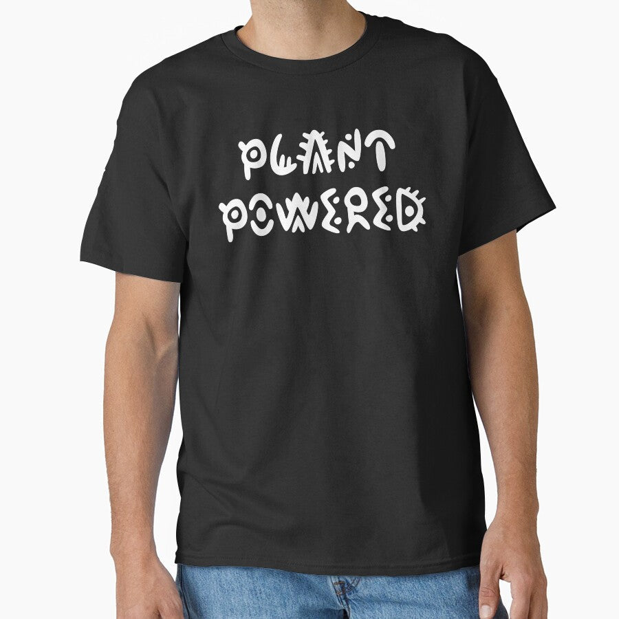 Tribal text plant powered by ReignGFX Unisex , , , Long Sleeve Tee