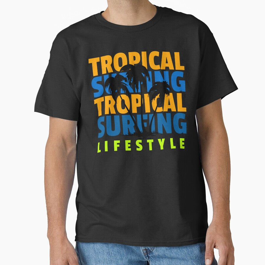 TROPICAL SURFING LIFESTYLE by MJ96-PRO Unisex , , , Long Sleeve Tee
