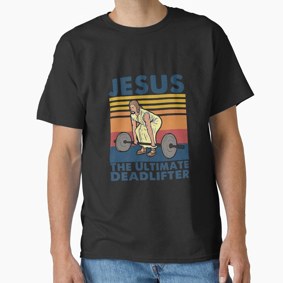 Jesus The Ultimate Deadlifter Fitness by scimitar19 Unisex , , , Long Sleeve Tee