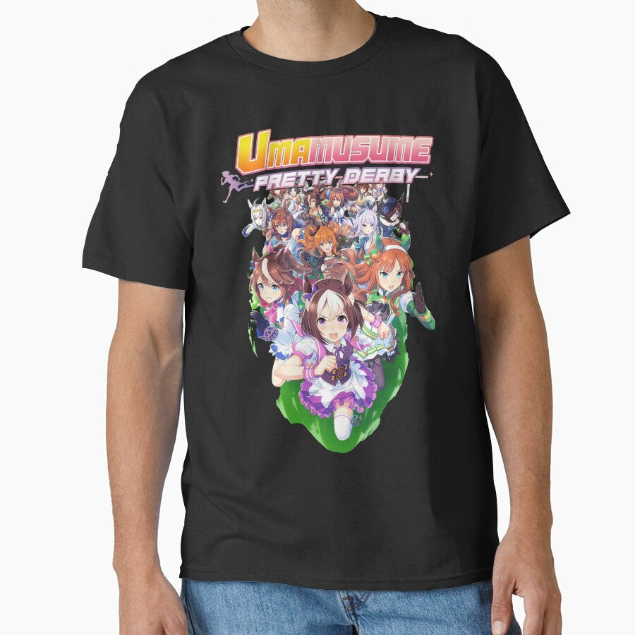 UmaMusume Pretty Derby Anime Art Horsegirl Design by Senpaiwaves Unisex , , , Long Sleeve Tee