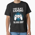 This Is My gaming Pajama Shirt Funny Video Game Gamer by taaddison50 Unisex , , , Long Sleeve Tee