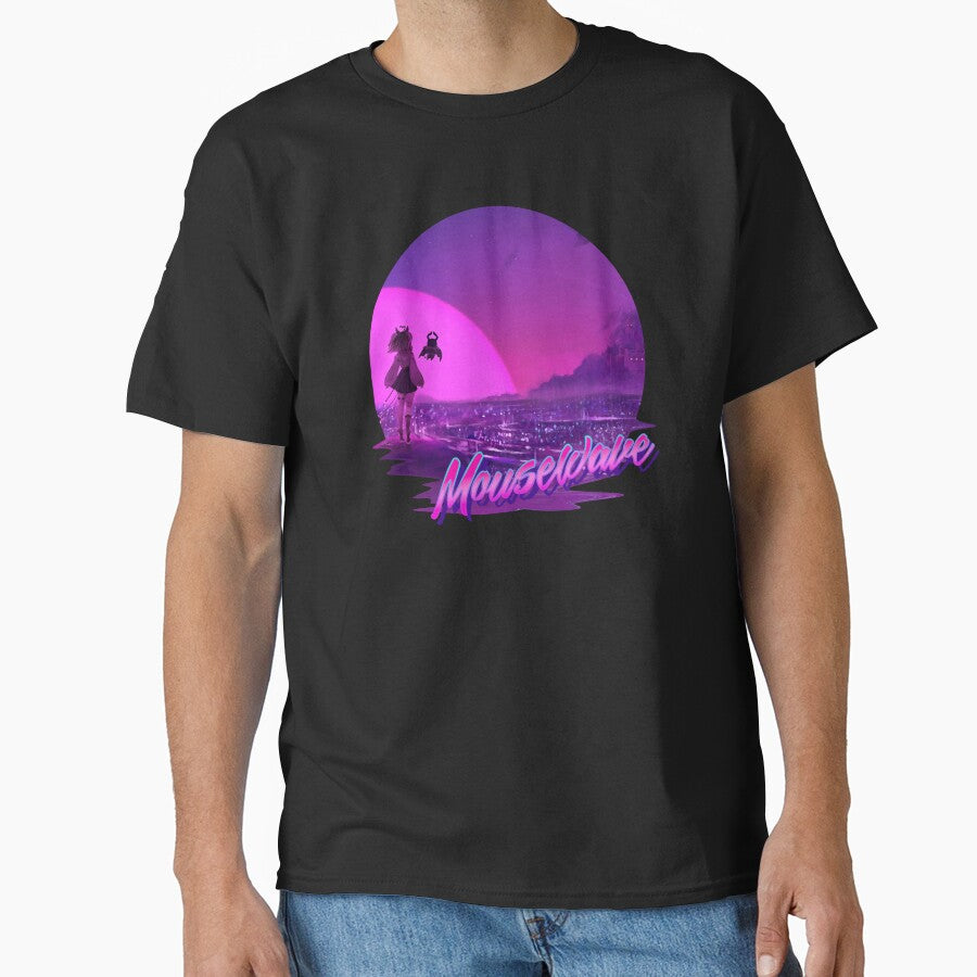 Mousewave - Ironmouse Synthwave by NeonSunsetMedia Unisex , , , Long Sleeve Tee