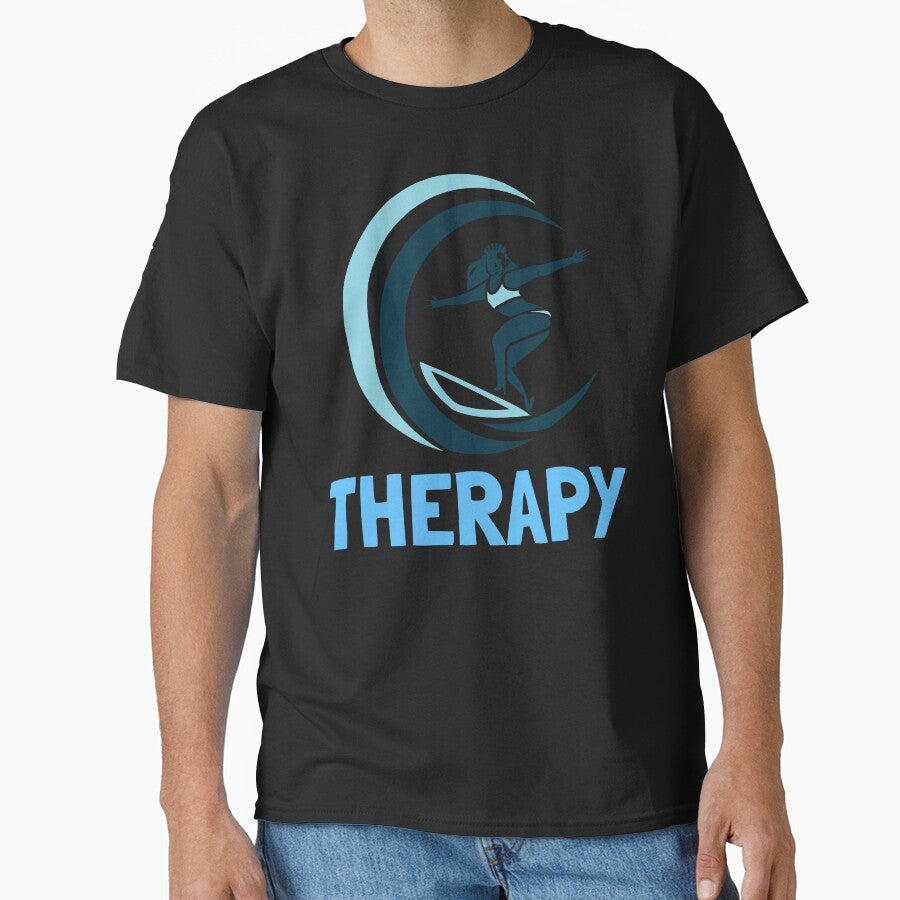 SURFING THERAPY by MJ96-PRO Unisex , , , Long Sleeve Tee