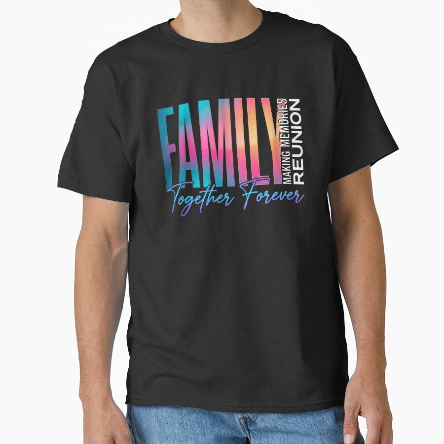 Family Reunion Together Forever Colorful Gradient Vacation by TeNovaStudio