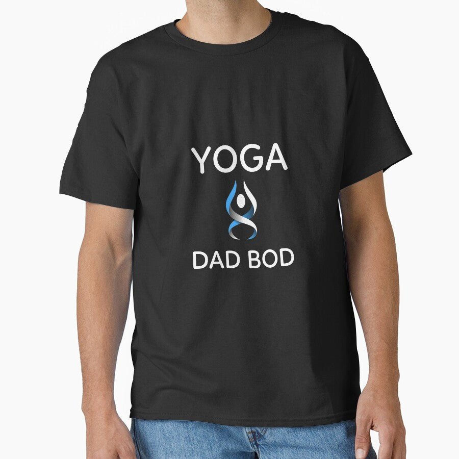 Yoga Dad Bod by RiseandShineTee Unisex , , , Long Sleeve Tee