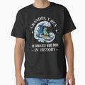 Surfing Grandpa T-Rex the Gnarliest Wave-Rider in History by Betsytiptoe Unisex , , , Long Sleeve Tee