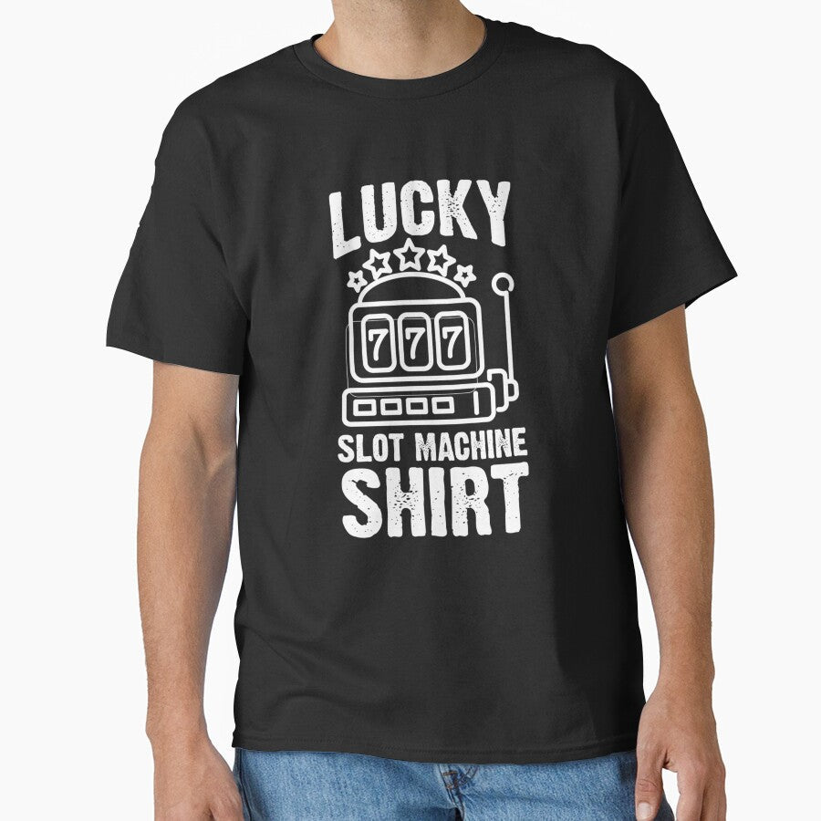 Lucky Slot Machine Gaming Machine by taaddison50 Unisex , , , Long Sleeve Tee