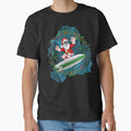 THE COOL SURFIST SANTA by MJ96-PRO Unisex , , , Long Sleeve Tee
