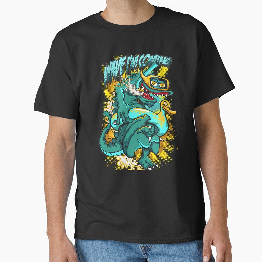 Happy Surfing Wave I'm Coming by kloster2000 Unisex , , , Long Sleeve Tee