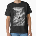 Surfing the End – Hoover Dam Collapse by Beaurozier Unisex , , , Long Sleeve Tee