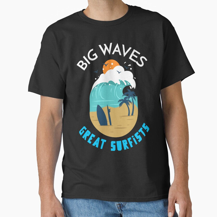 BIG WAVES - GREAT SURFISTS by MJ96-PRO Unisex , , , Long Sleeve Tee
