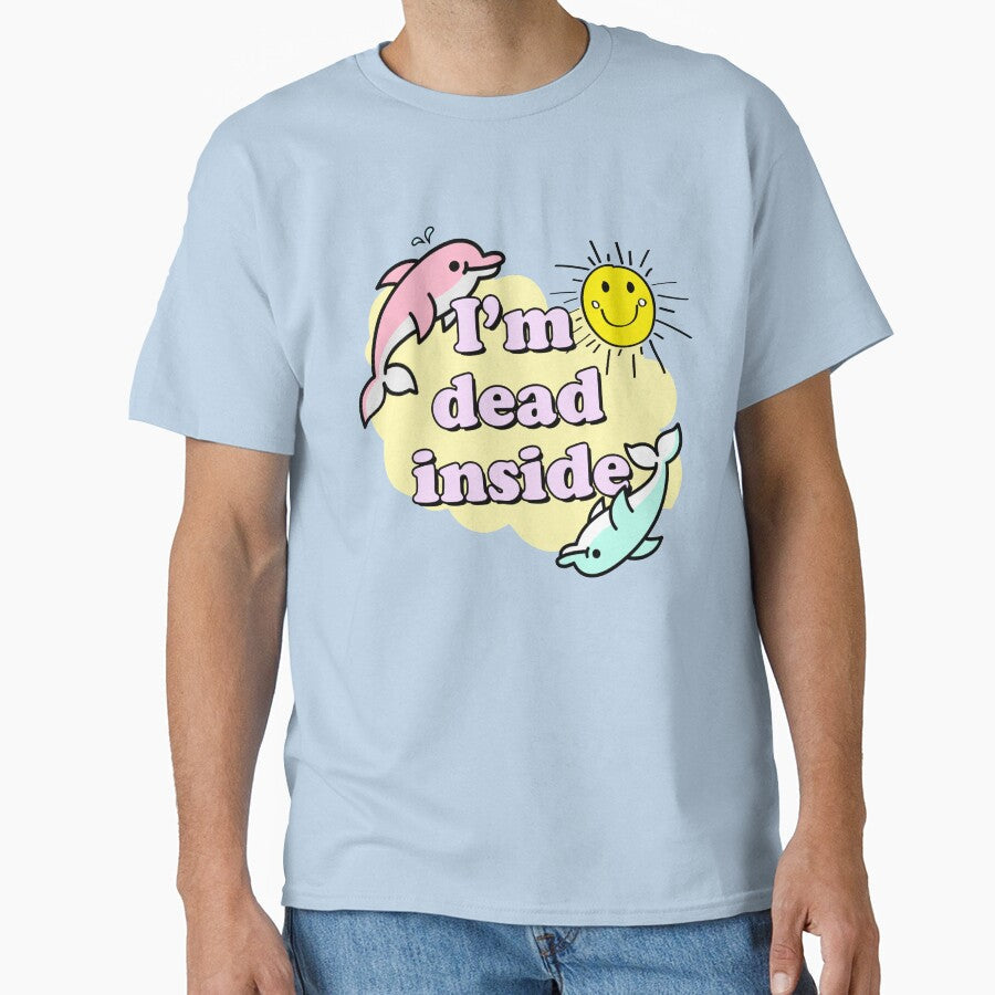 I'm Dead Inside by Medlin Arts Unisex , , , Long Sleeve Tee