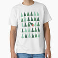 Cute Santa Carrying a Christmas Tree Pattern by The High Hippo