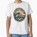 Salt & Steel Club Surf Sticker – Vintage Gulf Coast Wave Decal by Fierce Wave Supply Co.