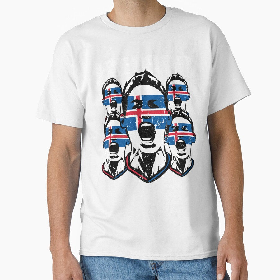 Iceland Soccer Sports Fans Flag Face by screenworks