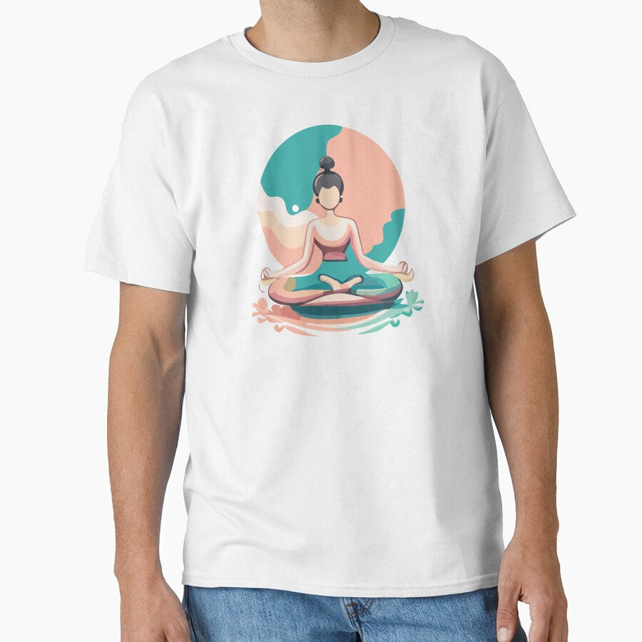 A girl doing meditation. by friadesign
