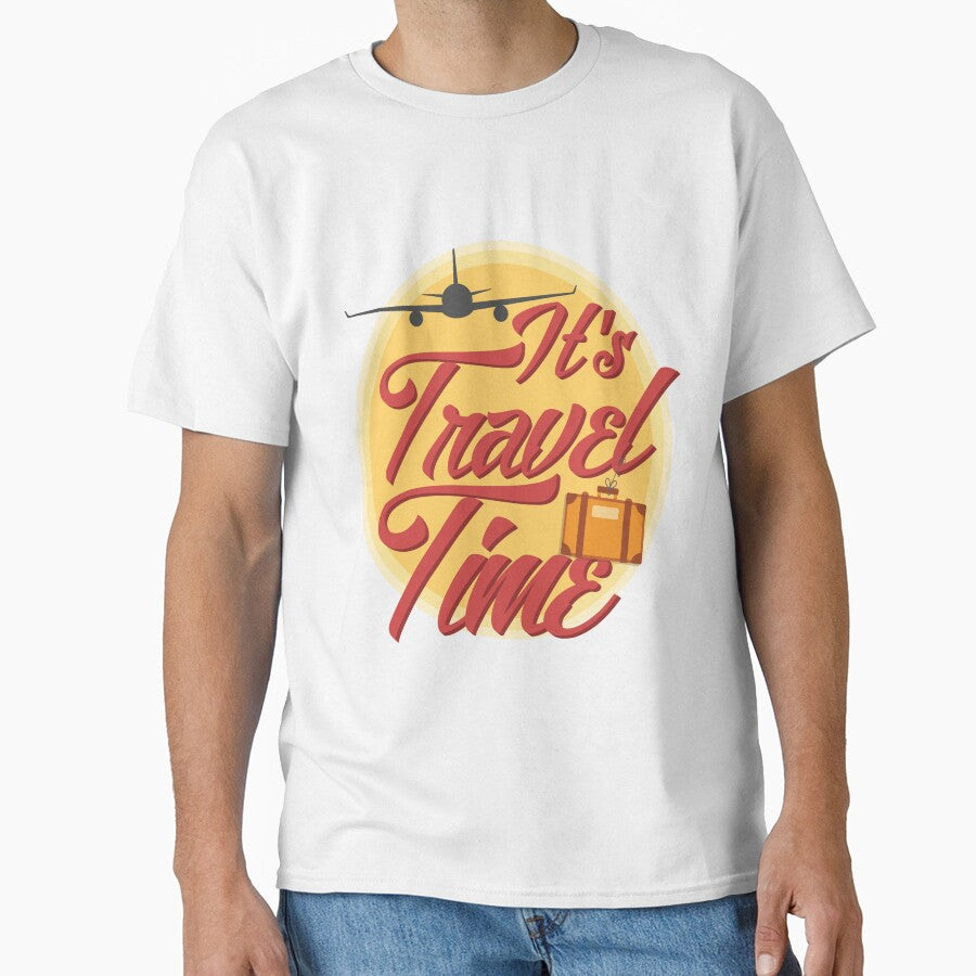 It's Travel Time by TrendZ Style Unisex , , , Long Sleeve Tee