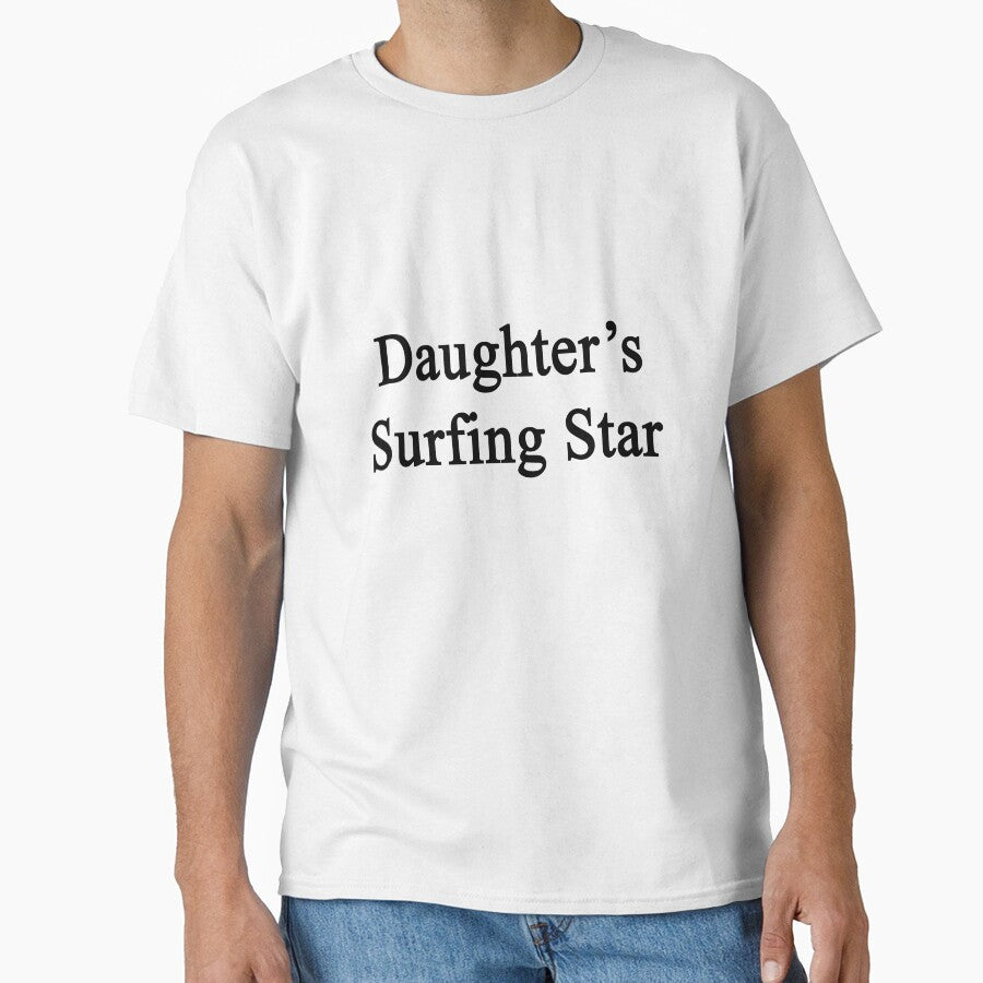 Daughter's Surfing Star by supernova23 Unisex , , , Long Sleeve Tee