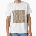 beige sweater pattern by nataliabrito
