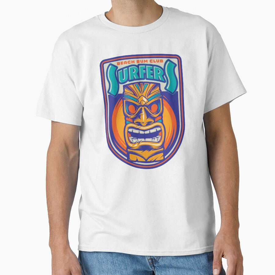 Beach Bum Surfers Club Tiki by wickedpretty