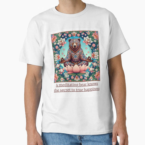 A meditating bear knows the secret to true happiness by DesignSpace 0110