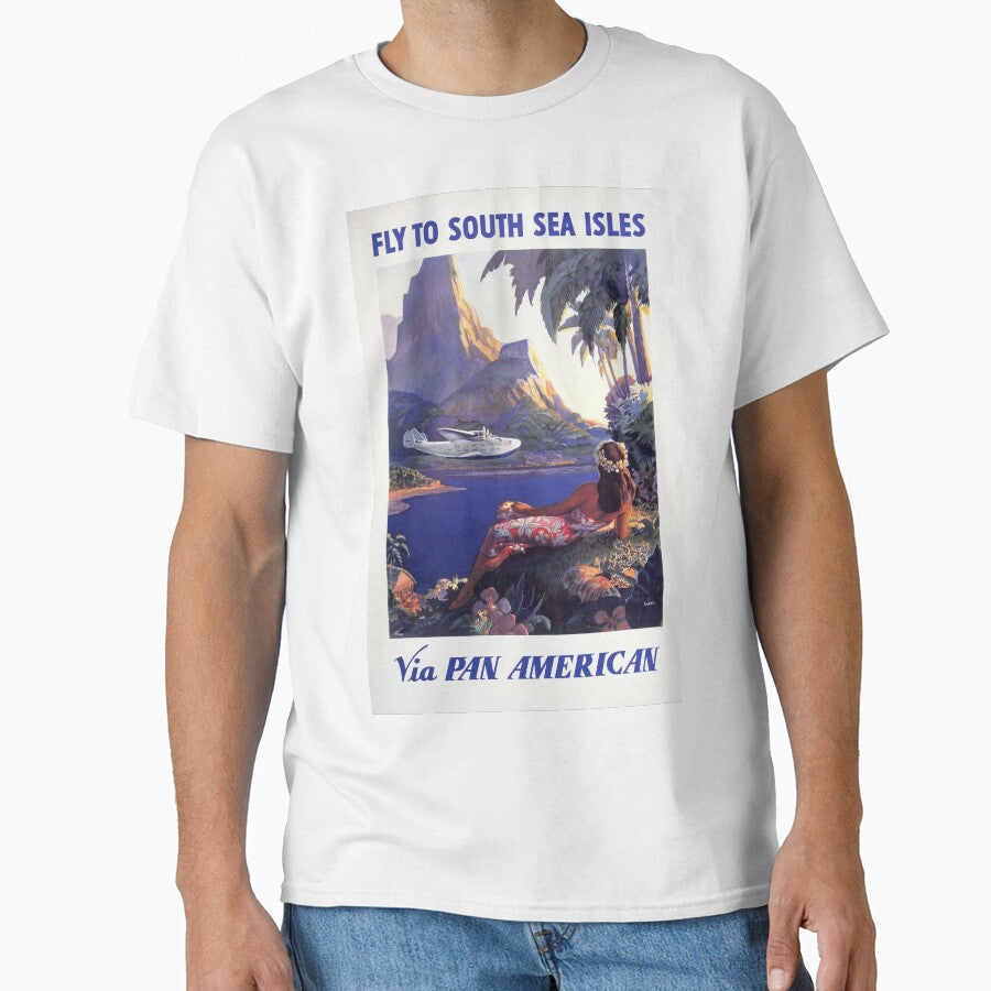 Fly to south sea - vintage by VintageQrator Unisex , , , Long Sleeve Tee
