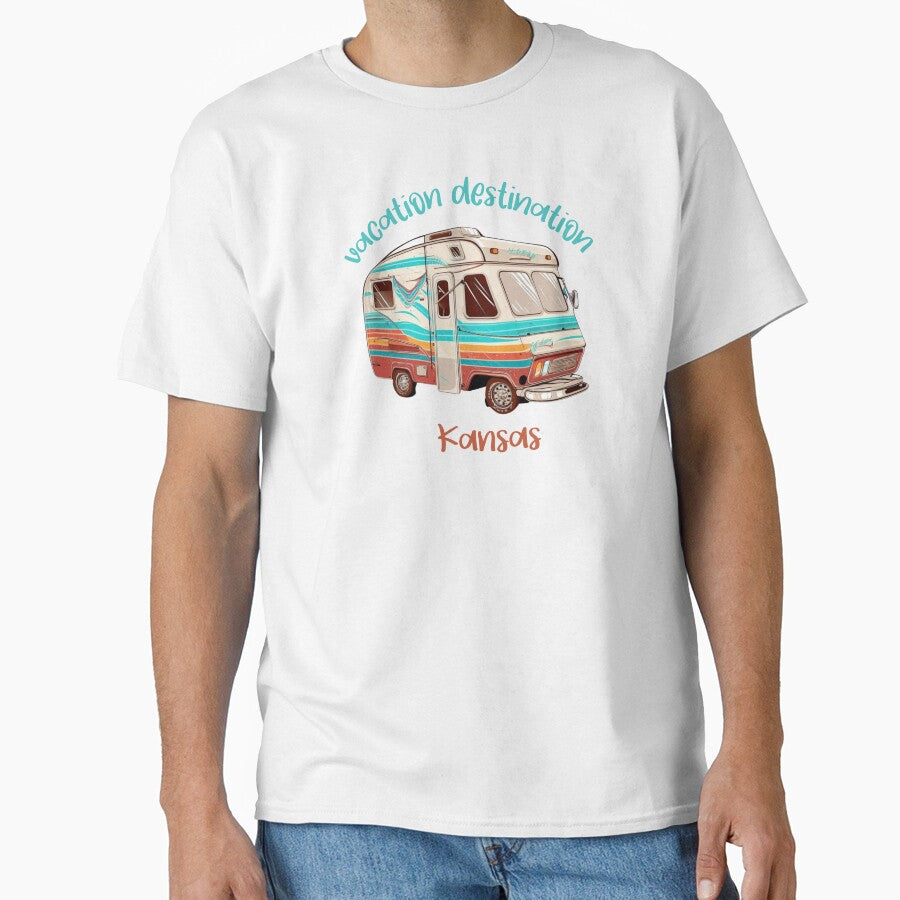 Vacation Destination Kansas T-Shirt by MarqisStudio