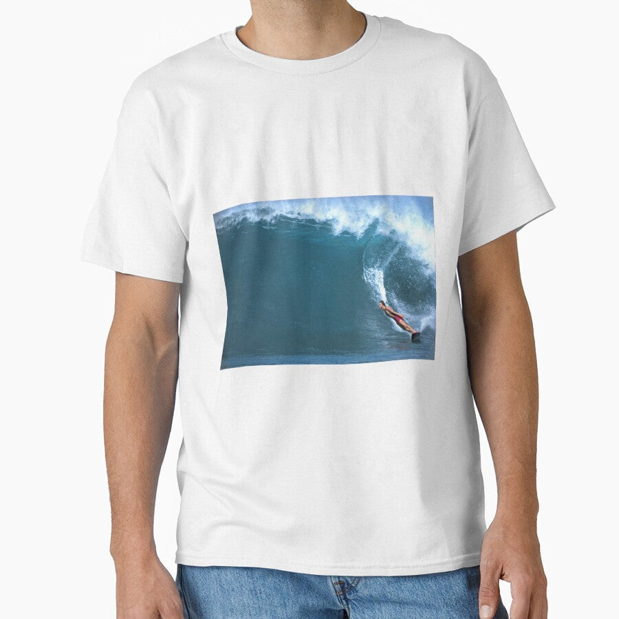 Man Surfing In The Sea by sandyholly Unisex , , , Long Sleeve Tee