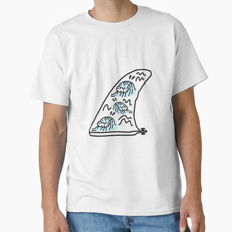 SUrfing surf waves wave cool minimal by Tropical Blood Unisex , , , Long Sleeve Tee