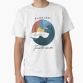 Surfing is my favorite season by LuveraxArt Unisex , , , Long Sleeve Tee