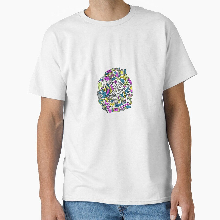 Sad faces doodle design by Shanart Lex