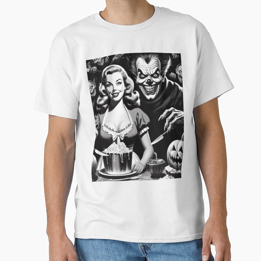 Creepy Horror Pin-up by PulpVintage