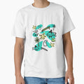 Surf surfing illustration draw cool surf minimal by Tropical Blood Unisex , , , Long Sleeve Tee