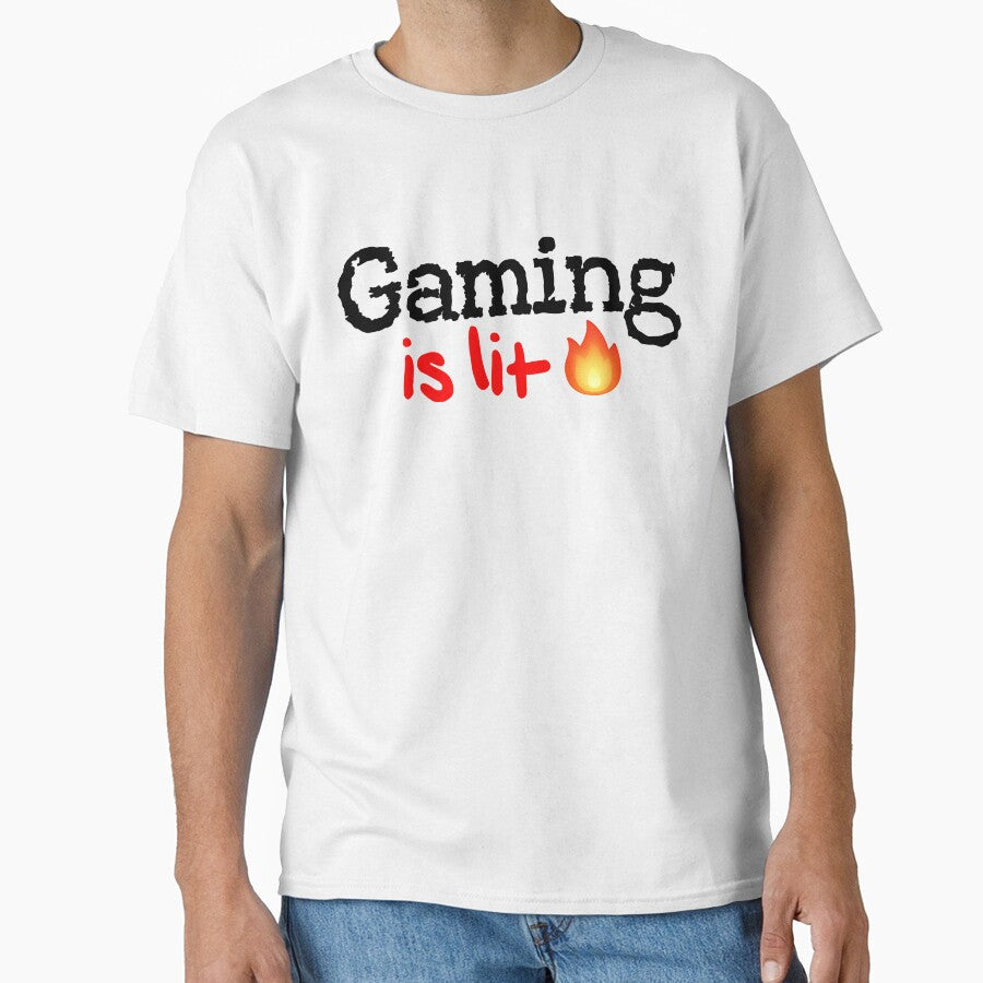 Gaming is Lit! by DoodleDashCollective Unisex , , , Long Sleeve Tee