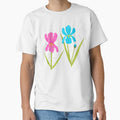 Torn Tissue Paper Irises by TheDopamineDen Unisex , , , Long Sleeve Tee